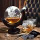 Globe Decanter And Glass Set