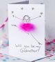 Handmade Personalised Will You Be My Godmother Card