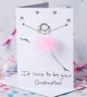 Handmade Personalised I'd Love To Be Your Godmother Card