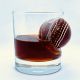 Personalised Cricket Ball Whisky Glass