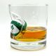 Personalised Irish Rugby Ball Whisky Glass
