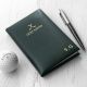 Personalised Leather Golf Notebook