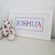 Personalised Vintage Style Child's Name Print