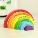 Personalised Wooden Rainbow Stacking Toy