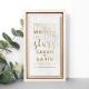 Written in the Stars Gold & Marble Anniversary Print
