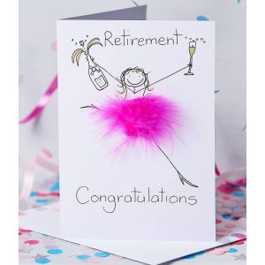 Handmade Personalised Retirement Card